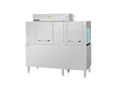 雙缸單噴淋通道式洗碗機