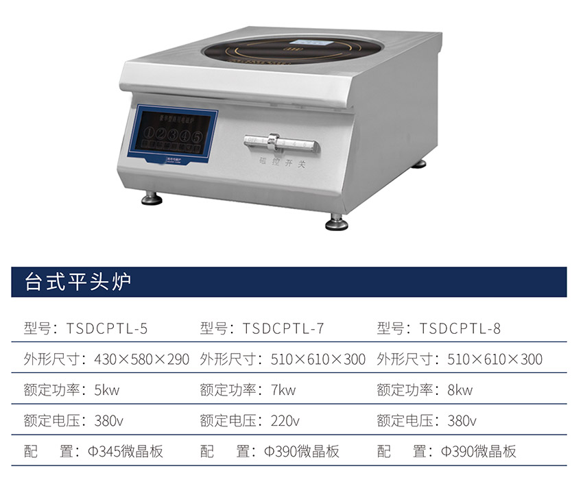 電磁臺式平頭爐