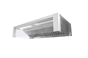 靠墻島式玻璃煙罩