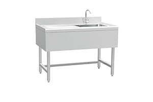 組裝歐版單星左瀝水水池不帶底板