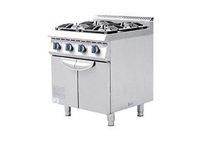 燃氣四頭煲仔爐連柜