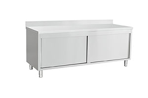 組裝單拉門工作臺帶后背