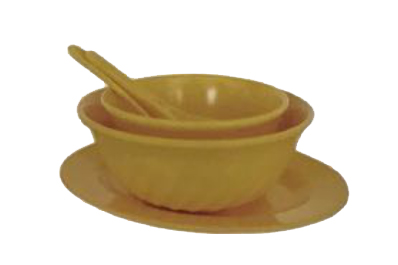 純色密胺餐具組合