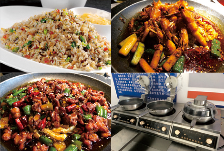 臺式轉鍋攪拌炒飯機(圖1)